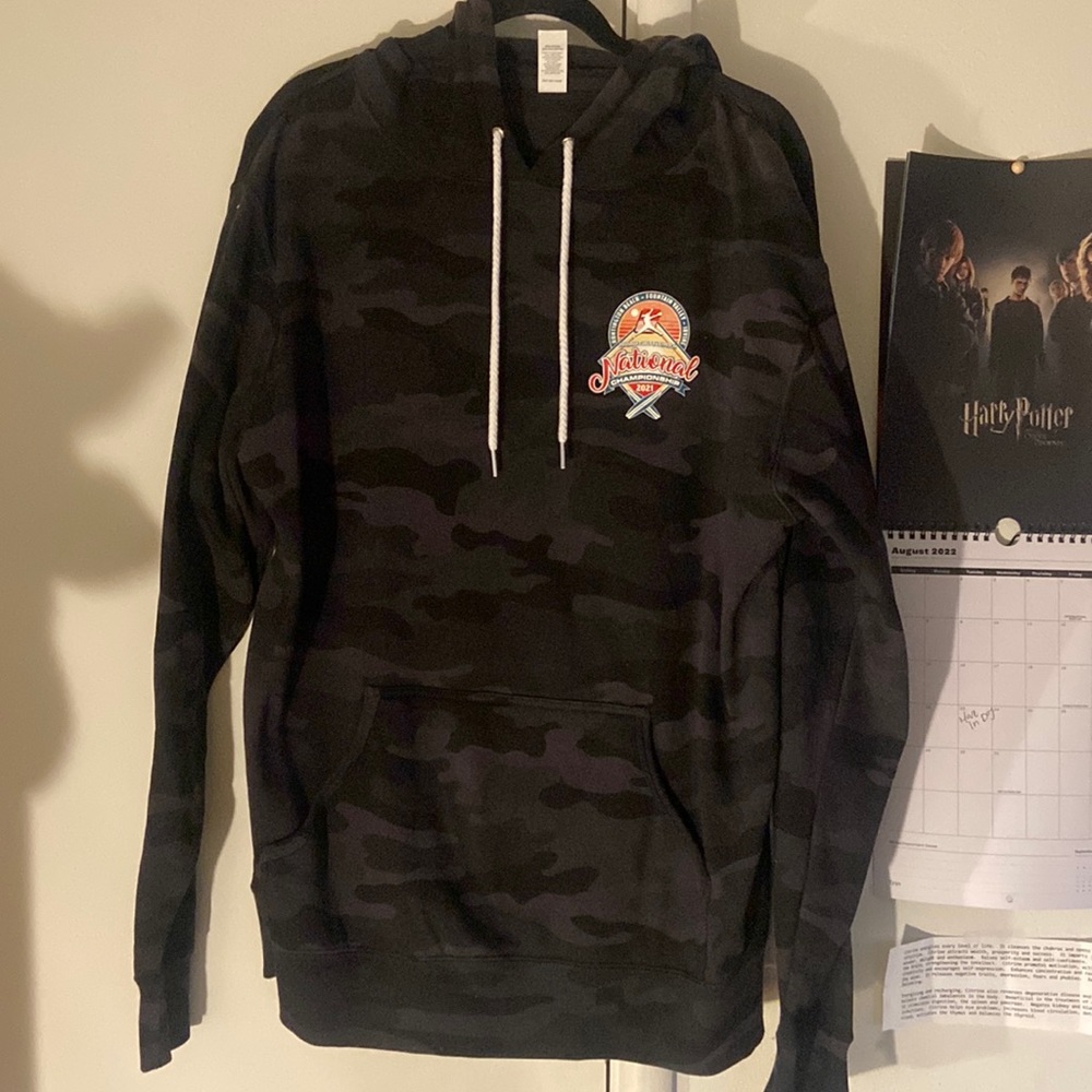 Black Camo Warm Sweatshirt